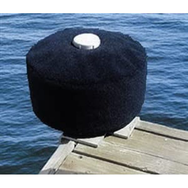 Cape Hatteras Marine Dock Wheel Covers (Black, 9")