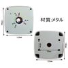 AKNPMHT Junction Box Fixed Mini Dome Camera Bracket [Aluminum Alloy] Surveillance / Security Camera Bracket Set Bracket Dome Junction Box Fixed Mini Dome Camera Bracket