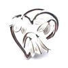 Equilibrium Graceful Snowdrop Silver Plated Brooch