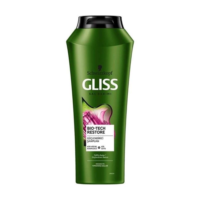 Schwarzkopf Gliss Bio-Tech Güçlendirici Saç Bakım Şampuanı 500 ML