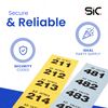 SIC ® 5 x Cloakroom/Raffle Tickets, Numbered 1-1000 with Security Numbering