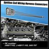 Hihaha 4pcs Ignition Coil Connectors Plug Wiring Harness Pigtail 3 Wire Durable Material