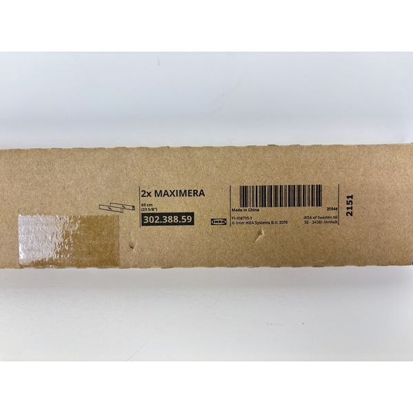 IKEA MAXIMERA Add On Side for Drawer Medium Glass 23 5/8 inch Ikea No 302.388.59