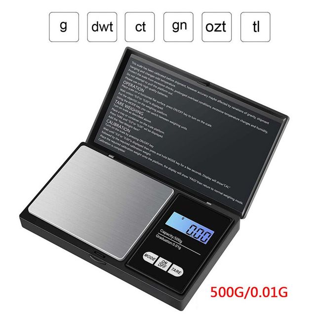 Digital Pocket Scale, Capacity High Precision Balance ,Mini