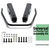 2x Universal Racing Seat Base Slider Rail Brackets Bucket Dual Lock Mounting
