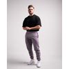ATHLETIC AESTHETICS Unisex Jogging Bottoms Made of 100% Organic Cotton - High Quality Sports Trousers with 470 GSM - Made in Portugal - For Men and Women - Minimalist Design, purple