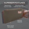 Beartooth Comb Raising Kit 2.0 | Adjustable Cheek Rest | Improve Comfort | Reduce Recoil No Loops, Brown