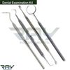 Dental Examination Kit Probe Explorer Calculus Plaque Remover Dentist Tools
