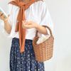 rattan bag with cloth
