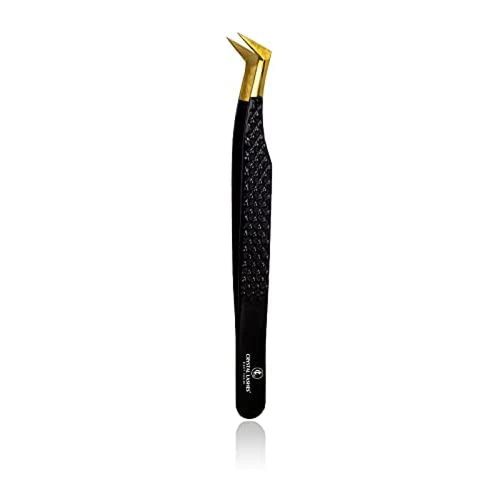 Crystal Lashes Penguin Tweezers Black