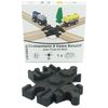 Locorico- Wooden Train Crossing (4 Ways Rotating)