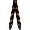 Buckle-Down Guitar Strap - Superman Shield Black - 2" Wide - 29-54" Length
