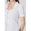 Stockerpoint Damen Clarissa Trachtenbluse, Weiß, 34 EU
