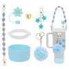 7 Pcs Cup Accessories,Water Bottle Handle Strap,Water Bottle with Straw(Size:7 pcs)