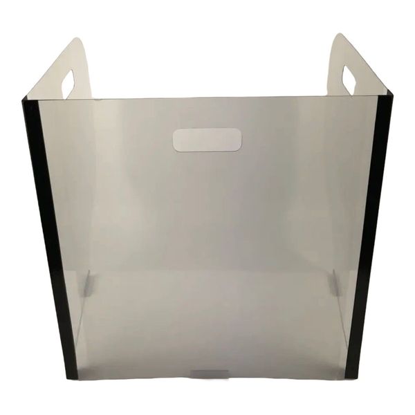 10 x Folding Student Sneeze Guard Desk Divider Clear 22" Wide 18" Sides 23" Tall