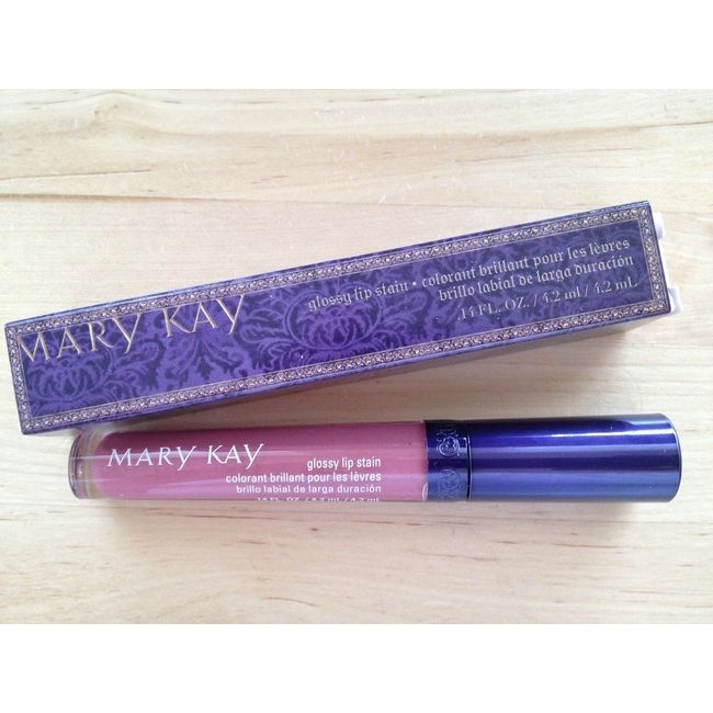 MARY KAY~GLOSSY~LIP~STAIN~ENCHANTED~MAUVE~NIB~