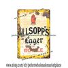 Allsopp's Lager beer pub bar kitchen metal tin sign interior design help