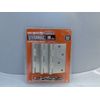 "NEW" Everbilt 4 in Satin Nickel Square Security Door Hinges Value (3-Pack)