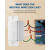 DEWENWILS Wireless Dimmer Switch, Electrical Light Switch, Remote Control Dimmer
