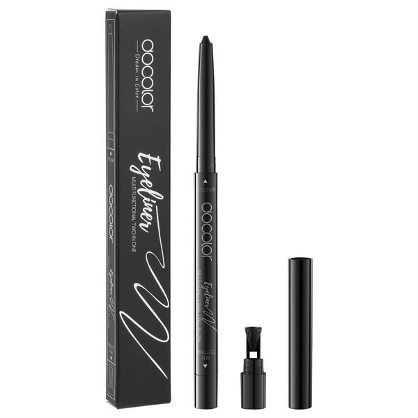 Docolor Eyeliner Gel Pen Ultrapigmentierter, wasserfester, wischfester Gel-Eyeliner-Stift, Schwarz