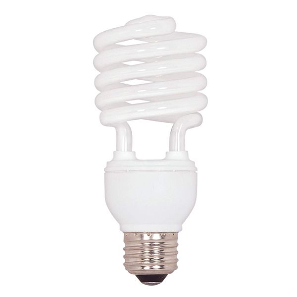 Satco S7227 23 Watt T2 Mini Spiral 2700K Soft White Compact Fluorescent Light Bulb (100 Watt Replacement)