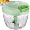 Manual Food Chopper: FILTA Hand Pull String Vegetable Chopper for O... Fast Ship