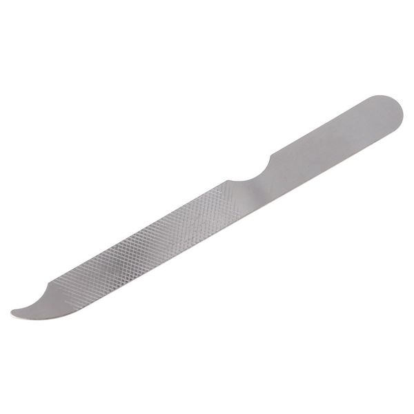 Parts Express Stainless Steel Metal Nail File, Double Side Fingernail Toenail Files Metal File Buffer Fingernails Toenails Art New Pedicure Tool for Salon and Home Manicure Files (F, 10)