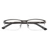 EYECEDAR 5-Pack Reading Glasses Men Blue Light Blocking Half Frame Rectangle Style Spring Hinges Readers 2.50