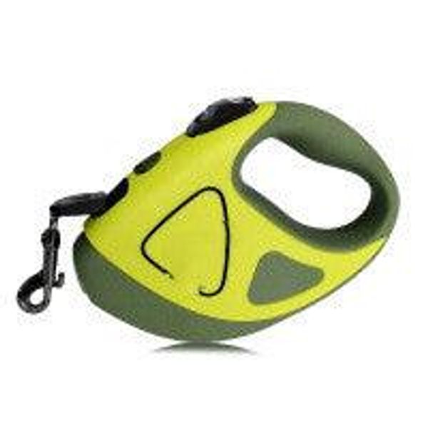 Nightguard Retractable Led Dog Leash: Illuminated Safety And Convenience For Your Pet - Yellow No Logo / 3M