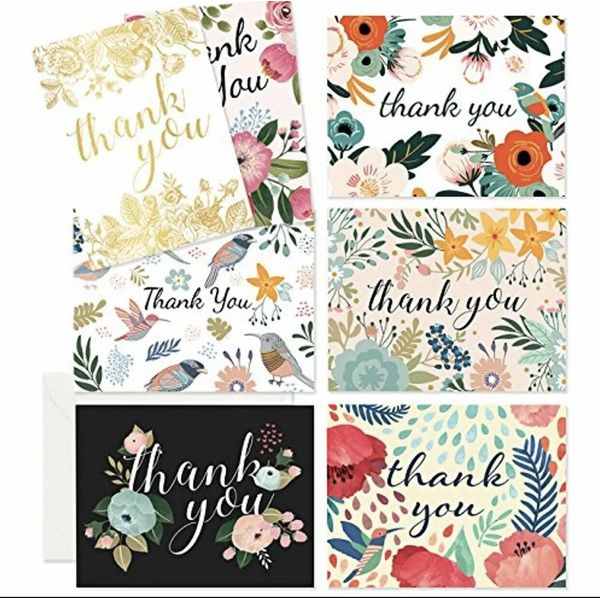 Polite Society Thank You Cards 37 Blank Cards W Envelopes Floral Artsy Wedding