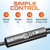 Delton 15EC Stereo Wired Earbuds, USB Type-C - Black