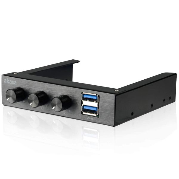 Akasa AK-FC-06U3BK USB 3.0 Ports Fan Speed Controller