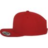 Flexfit Classic Snapback Cap, Unisex Cap for Men and Women in Various Colours, Sizes: one size and kids, red