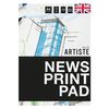 Artiste A4 Newsprint Pad 53gsm 150 Sheets