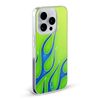 Head Case Designs Striking Lime Flame Decals Hard Back Case Compatible With Apple iPhone 12 Mini
