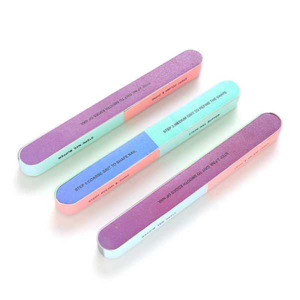 Professional Nail File Six-Sided Polishing Sandpaper Sanding Blocks Board Nail Buffer 7-in-1 Nail Buffer Manicure Tool for Nail Grooming Styling Nail Care Manicure Polisher KOKSI (1 Pack)