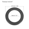 sourcing map Air Compressor Compression Piston Ring, Universal Air Compressor Replacement Part 73.5mm OD 50mm ID 1mm Thickness, Black