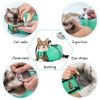 AWOOF Grooming Bag - Adjustable Bathing Bag, Anti Scratch Bite Polyester Soft Durable Mesh Shower Bag for Small Medium Large Cats