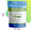 Stress Relief Bath Salt 32 Ounces Epsom Salt with Natural Spearmint and Eucalyptus Essential Oils Plus Vitamin C in BPE Free Pouch with Easy Press-Lock Seal