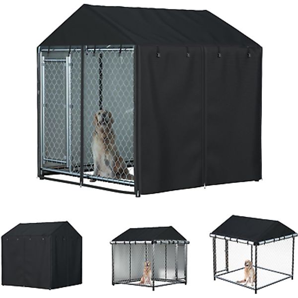 Outdoor Dog Kennel Cover Outdoor Dog Pen Cover Heavy Duty Dog Kennel Mesh Large