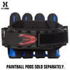 HK Army Magtek Paintball Harness Pod Pack 4+3 - Black/Red