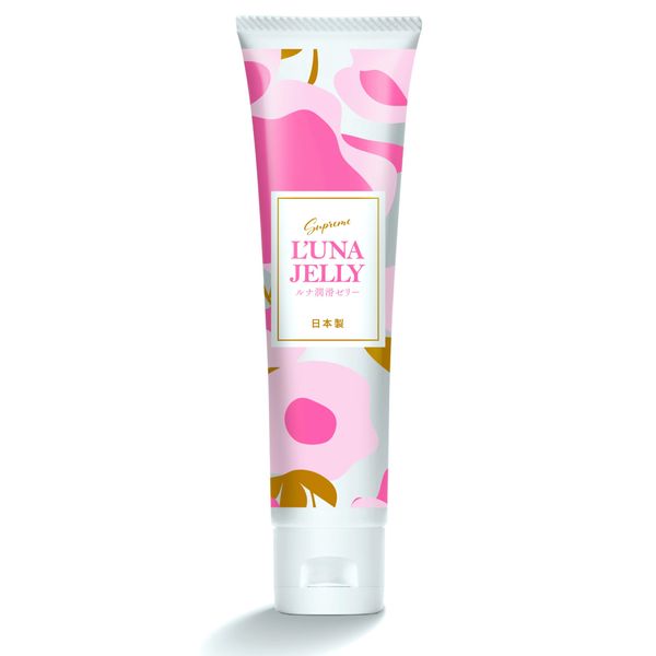 L'UNA JELLY Lubricant Jelly Lotion for Sensitive Skin, Recommended by No.1 Nomination for Active Use,Luna Lubricant Jelly, For Women, Licking Ingredients, Warm Feeling, Insert, Water Soluble for Men, Made in Japan, 2.2 oz (65 g)