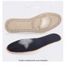 2 Pairs Premium Leather Insole Comfortable Shoe Pads, Mens or Womens Breathable Shock Absorber Insoles (EU 39-40-2 Pair)