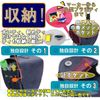 Magic Products 3 Golf Ball Case, Soft Glossy, Versatile Storage, Convenient Functions, navy blue, Japanese