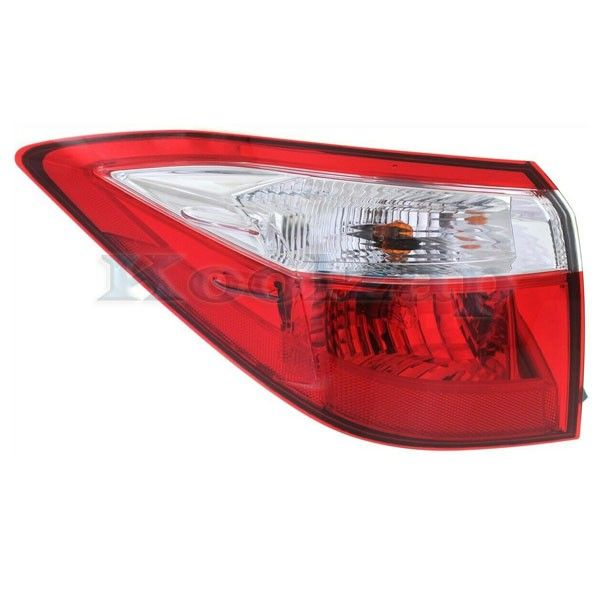 For 2014-2016 Corolla Rear Left Tail Lights Red & Clear Plastic 81560-02751 C
