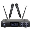 EMB Dual Handheld Wireless Professional Microphone Cordless Receiver for Karaoke