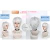 M Grande DY64C Premium Wig, (Created by Top Stylist), 6-Piece Set, Cool, Men's, Wig, Short, Cool, Hair, Natural, Face Shrinking, Full Wig (White Layer Wolf DY64C)