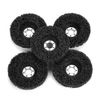 5pcs Stripping Wheel Poly Strip Wheel Disc Rust Clean Quality Grinder Angle Discs Black 100mm 60#