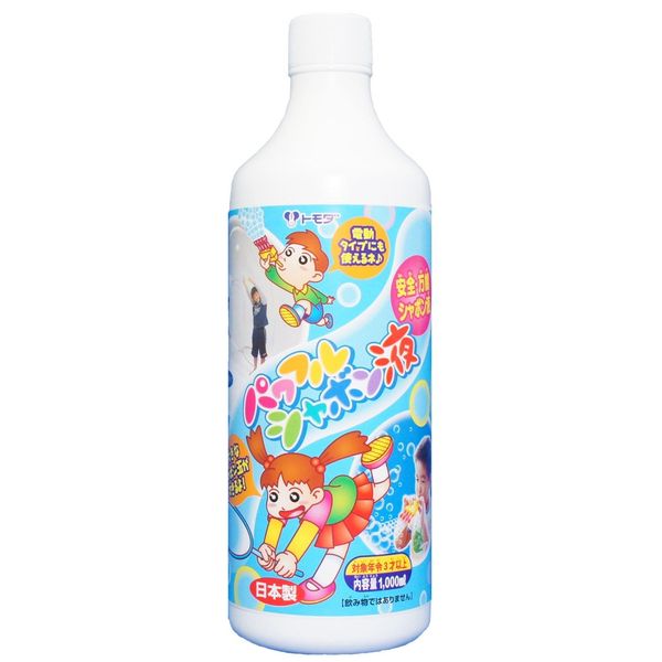 Tomoda Powerful Bubble Blowing Liquid, 33.9 fl oz (1,000 ml), Made in Japan