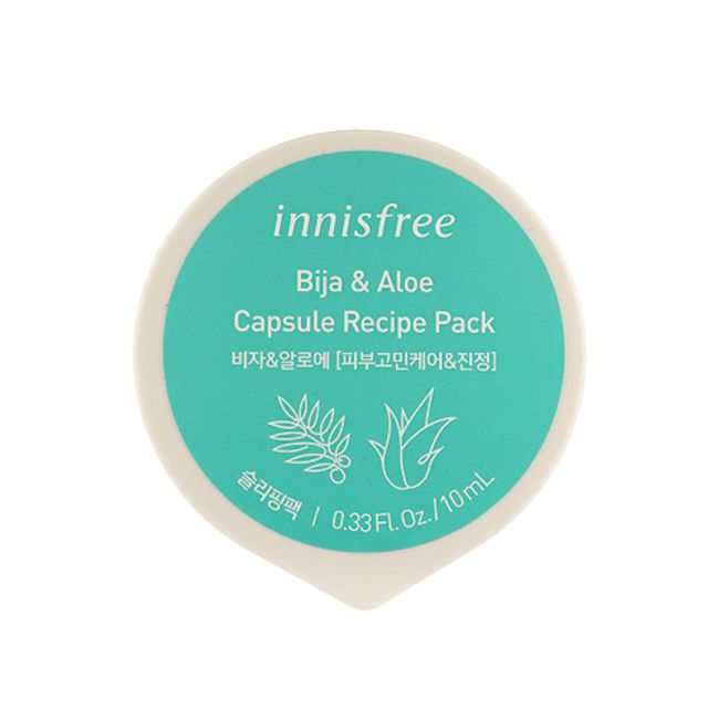 Innisfree Capsule Recipe Pack N #Kaya &amp; Aloe (Face Mask) 10ml